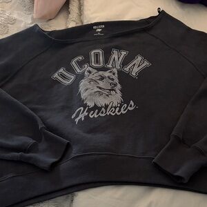 Hollister Charcoal UConn Huskies Sweatshirt